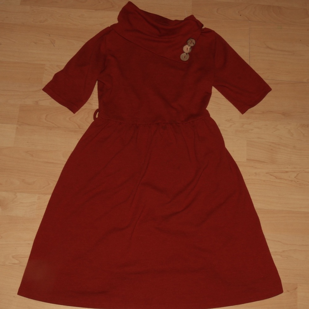 🦋 Sweater Weather Boho/Moden Vintage Dress - Picture 2 of 6